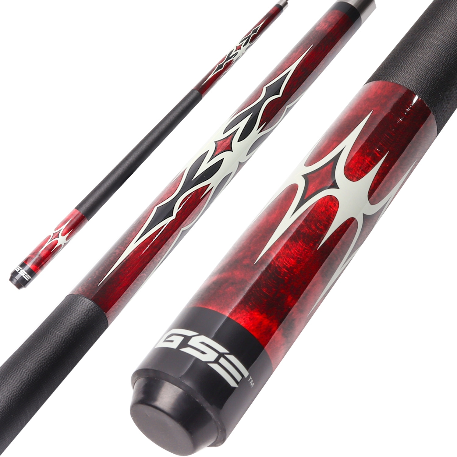GSE™ 58" 2-Piece Canadian Maple Hardwood Billiard Pool Cue Stick for Men/Women.Great for House Game Room or Commercial Bar Use
