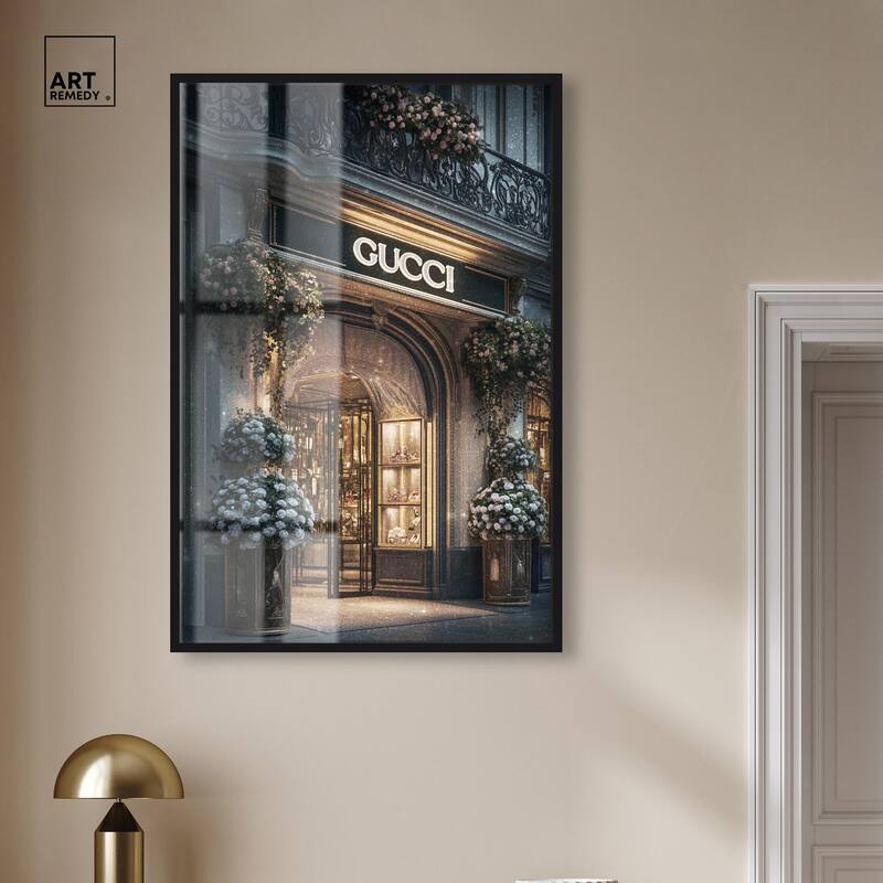 Illuminated Luxury Store Shadowbox by Art Remedy