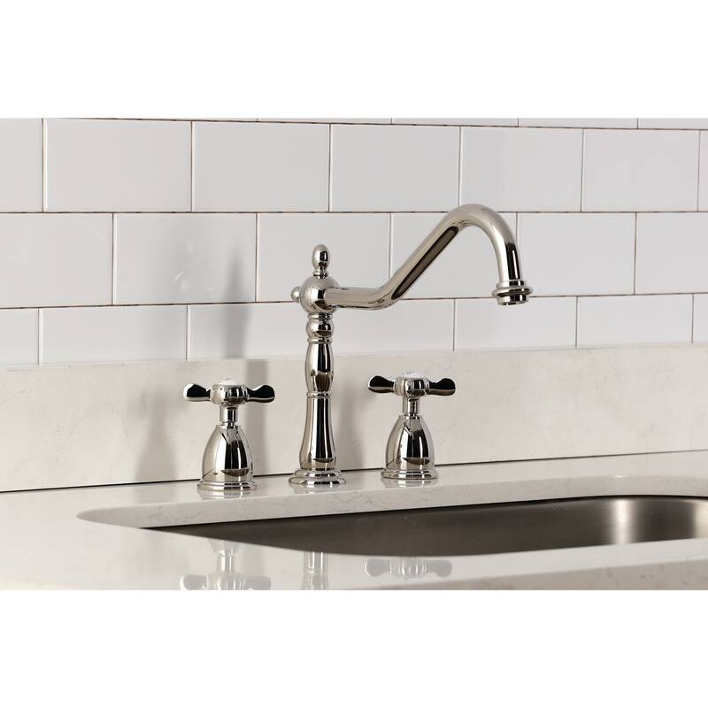 Kingston Brass Essex 1.8 GPM Widespread Kitchen Faucet