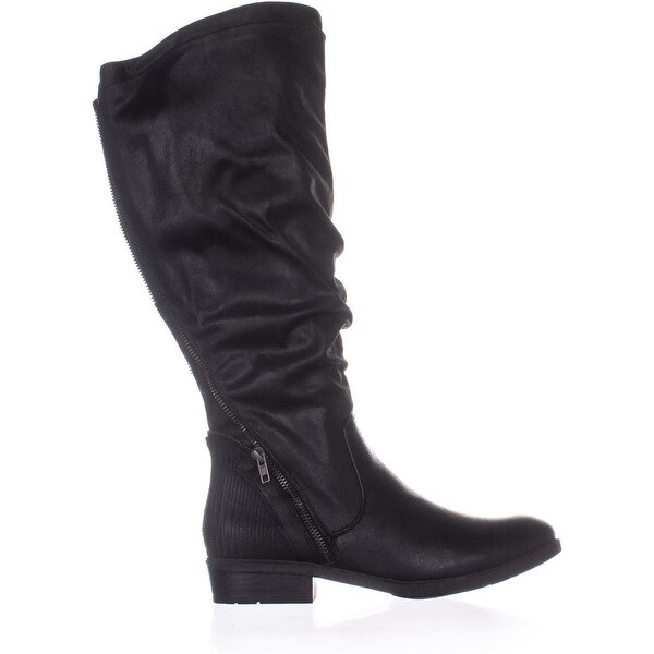 bare traps wide calf boots