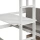 preview thumbnail 6 of 7, White Convertible Full Metal Bunk Bed with 2 Drawers