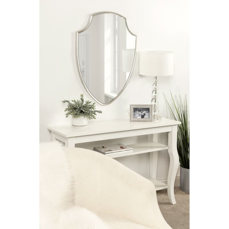 Kate and Laurel Caskill Framed Shield Wall Mirror