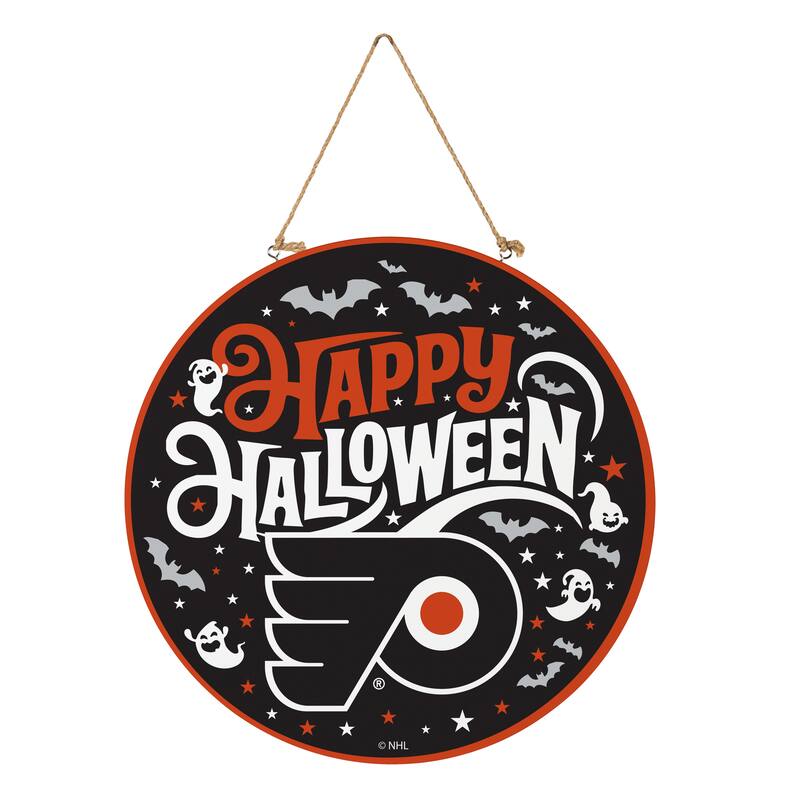 Philadelphia Flyers 18" x 18" Halloween Door Décor Wall Sign