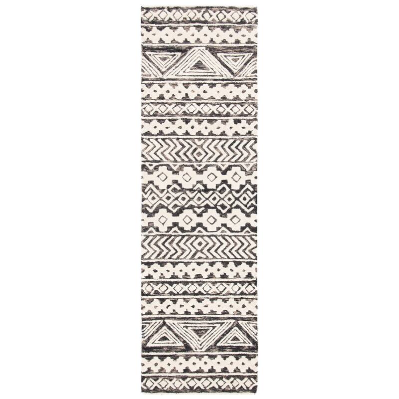 SAFAVIEH Handmade Abstract Kama Modern Moroccan Wool Rug