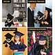 preview thumbnail 3 of 4, DolliBu Long Leg Black Bear Graduation Plush w/ Gown and Cap w/ Tassel - 10.5 inches