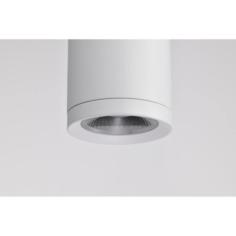 Century 12 Watt 16" LED Pendant Matte White Finish