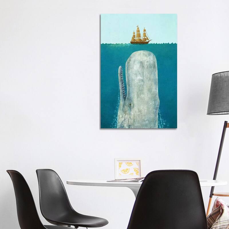 iCanvas 'The Whale' by Terry Fan Gallery-wrapped Canvas Print - 40x26x1.5