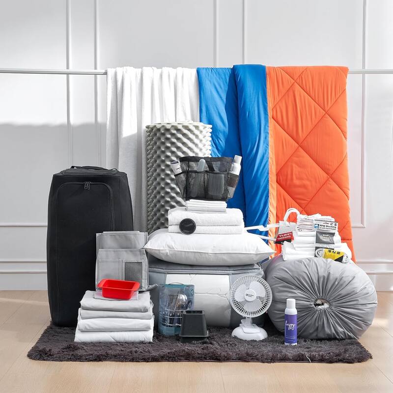 100% Complete - Twin XL Bedding & Dorm Essentials Kit