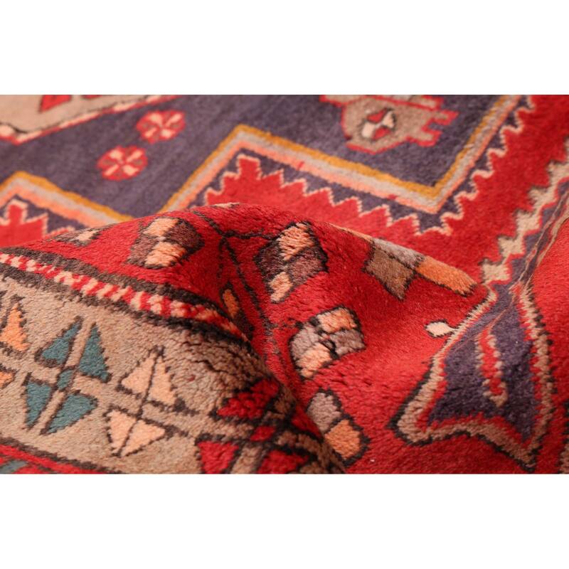 ECARPETGALLERY Hand-knotted Konya Anatolian Red Wool Rug - 4'4 x 10'2