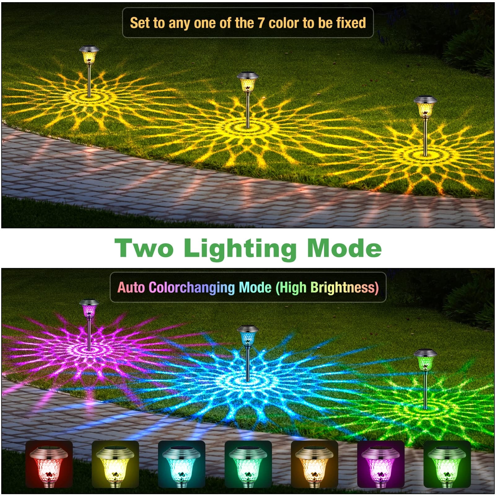 Beau jardin 8 pack solar lights 2025