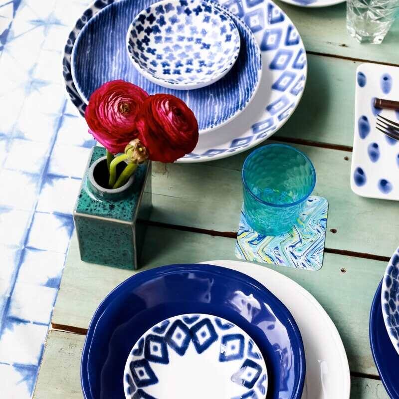 viva by VIETRI Santorini Diamond Medium Serving Bowl