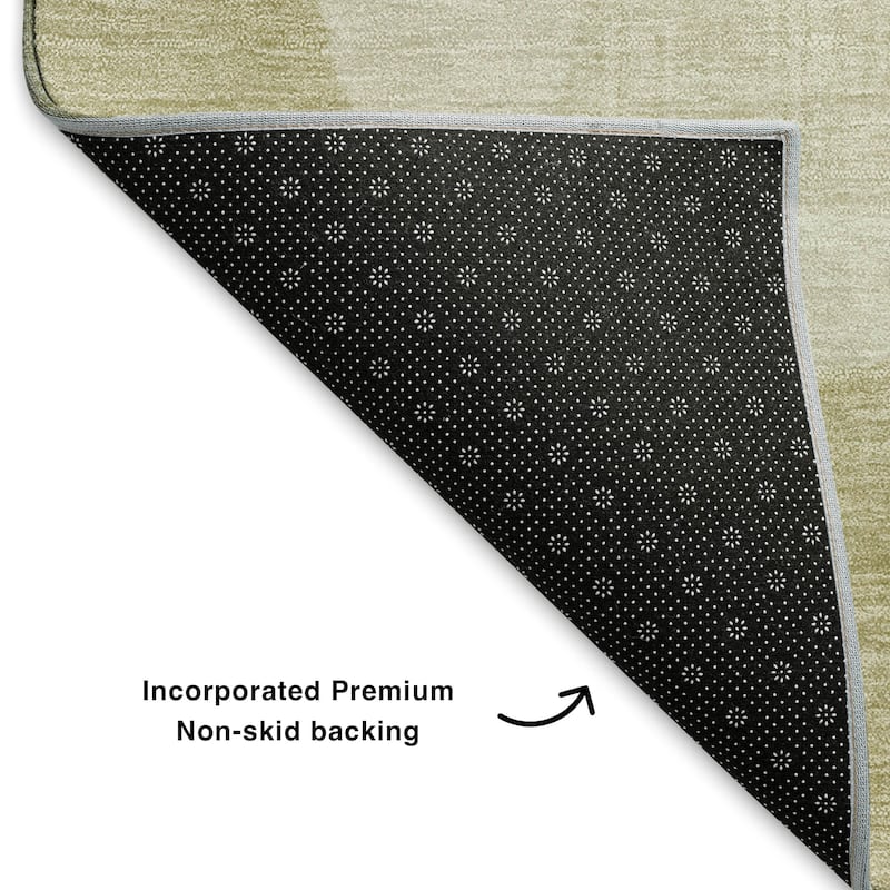Premium Washable Super Soft Contemporary Bubbles Mayfield Rug