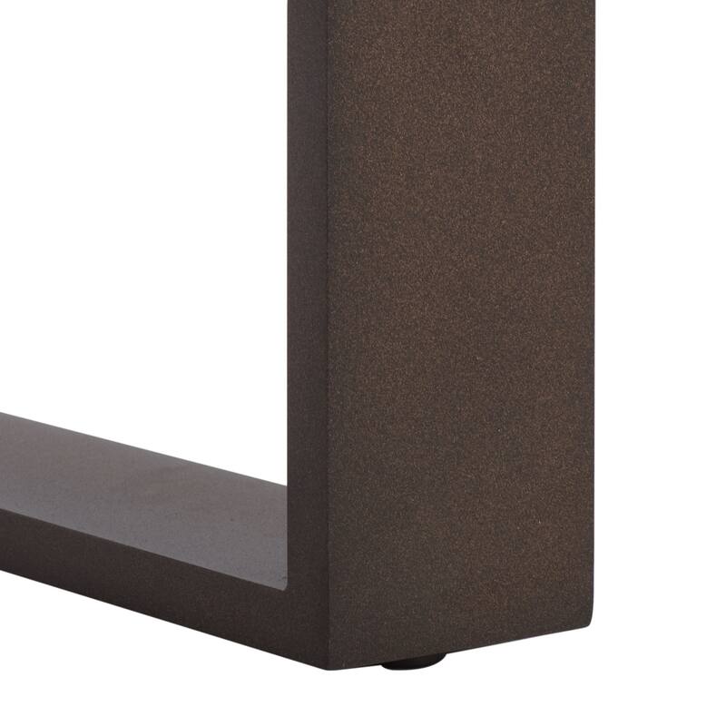 SAFAVIEH Outdoor Living Fash Aluminum Sofa - 76"W x 34"D x 30"H