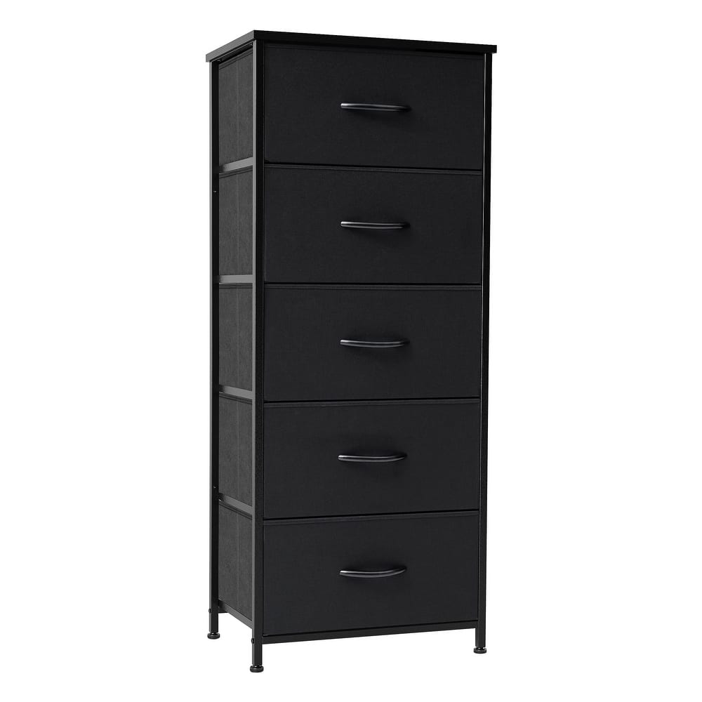 Crestlive Products Household 5-Drawer Vertical Dresser Storage Chest