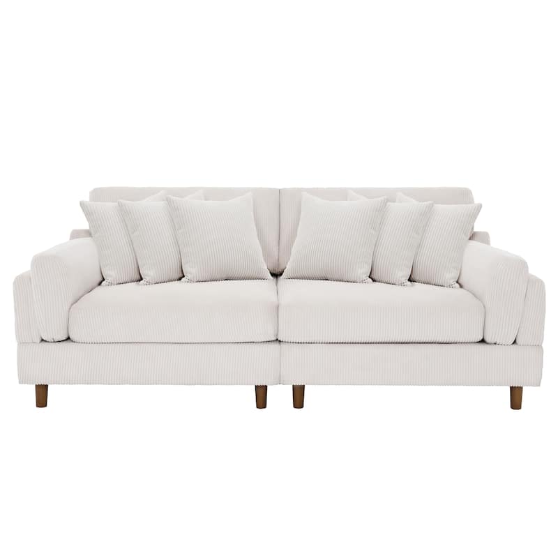 90 inch Deep Seat Sofa Comfy Couch for Living Room