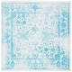 preview thumbnail 169 of 208, SAFAVIEH Adirondack Dakota Rustic Shabby Chic Distressed Rug 6' Square - Ivory/Teal - Square
