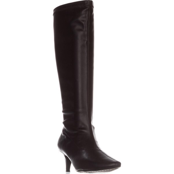 Aerosoles Afterward Pointed Toe Knee High Dress Boots, Brown