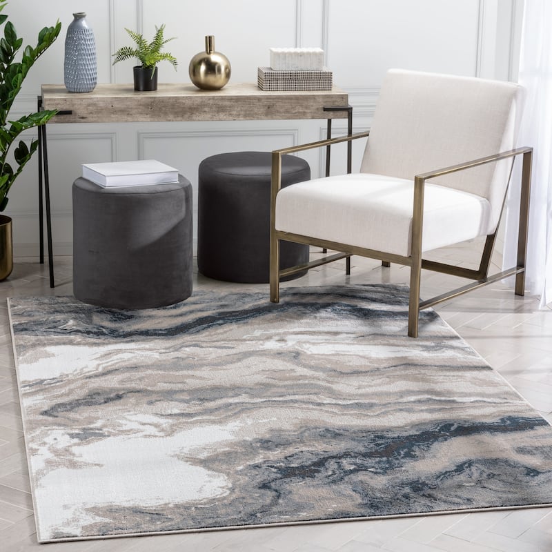 Well Woven Verity Yara Abstract Modern Area Rug