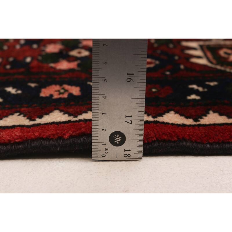 ECARPETGALLERY Hand-knotted Andelz Black Wool Rug - 4'11 x 6'7