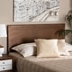 preview thumbnail 1 of 7, Alan Transitional Ash Walnut Finished Wood Headboard