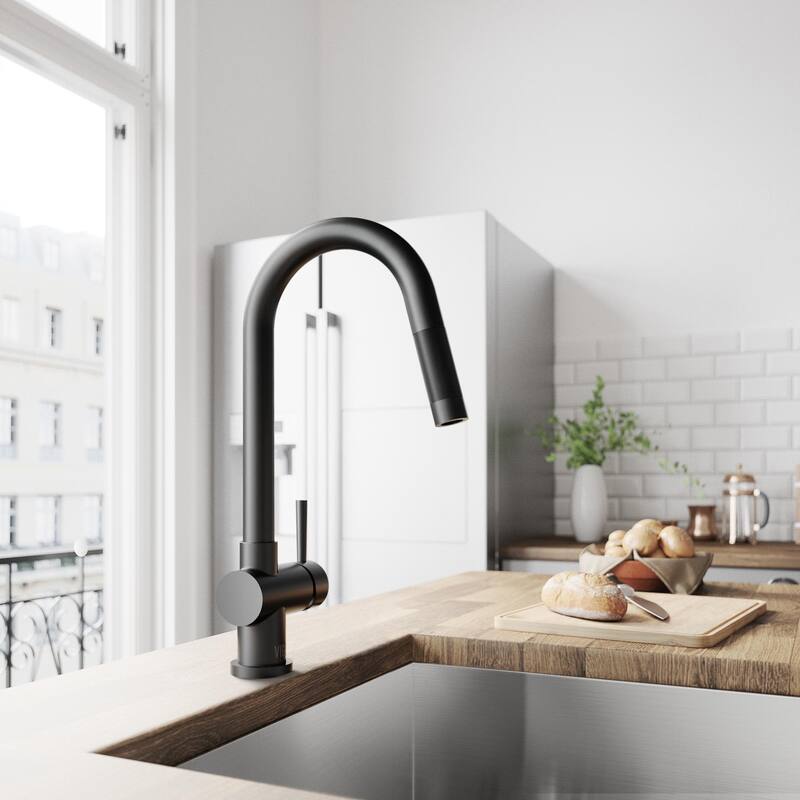Vigo Gramercy 1.8 GPM Single Hole Pull-Down Kitchen Faucet