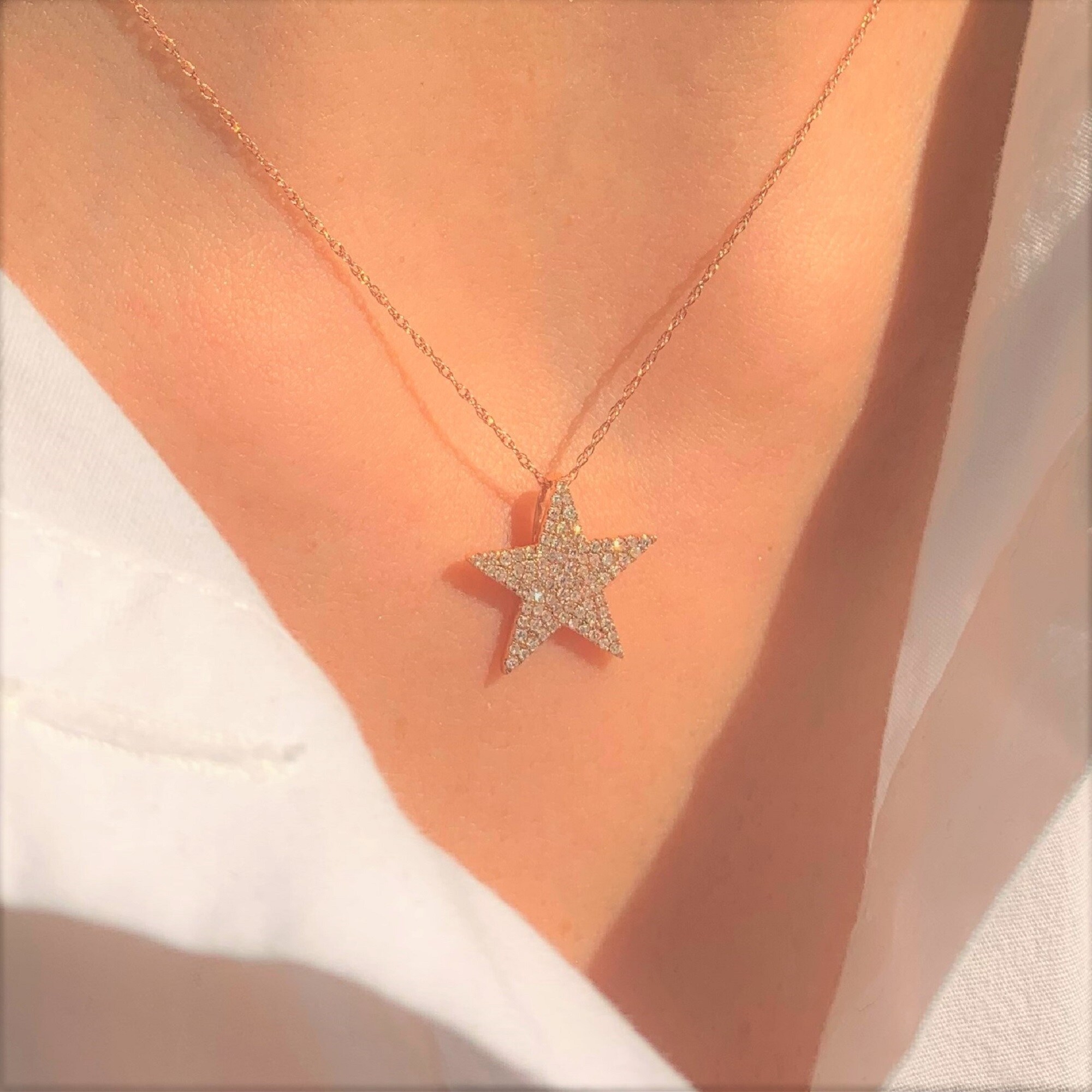14k Star Necklace Clearance, 50% OFF 