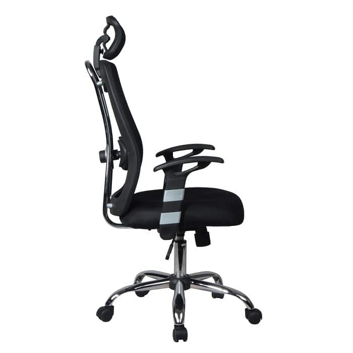 TygerClaw Ergonomic High Back Mesh Office Chair with Headrest Bed