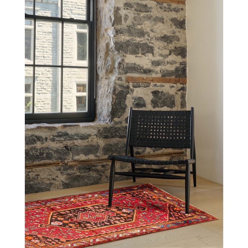 ECARPETGALLERY Hand-knotted Anadol Red Wool Rug - 4'8 x 7'9