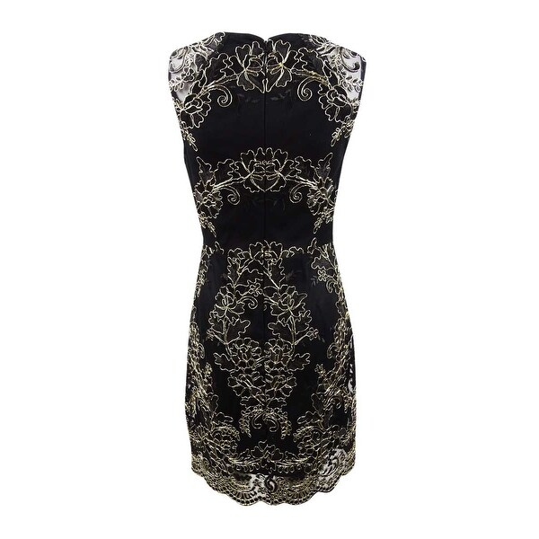 guess embroidered bodycon dress