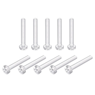 MECCANIXITY 30-Pack M2x10mm Nylon PA66 Screw Kit – Phillips Round Head Bolts, Hex Nuts & Flat Washers For DIY Electronics & PCB Assembly MECCANIXITY 30-Pack M2x10mm Nylon PA66 Screw Kit – Phillips Round Head Bolts, Hex Nuts & Flat Washers For DIY Electronics & PCB Assembly