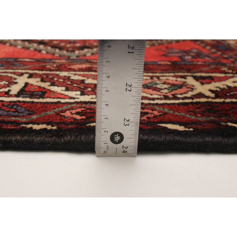 ECARPETGALLERY Hand-knotted Konya Anatolian Red Wool Rug - 3'7 x 9'10