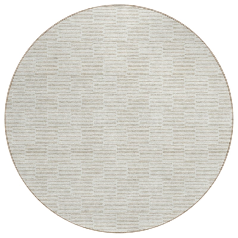HomeRoots Geometric Transitional Rectangle Outdoor Rug