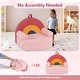 preview thumbnail 7 of 8, Gymax Kids Couch Toddler Foam Sofa w/ Soft & Machine-Washable Teddy