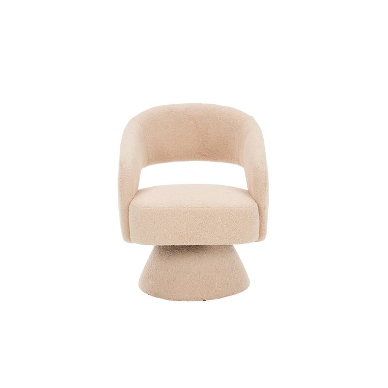 Swivel Accent Chair Armchair, Round Barrel Chair
