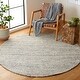 preview thumbnail 40 of 53, SAFAVIEH Handmade Marbella Antonella Modern Jute Rug 6' Round - Light Grey - Round