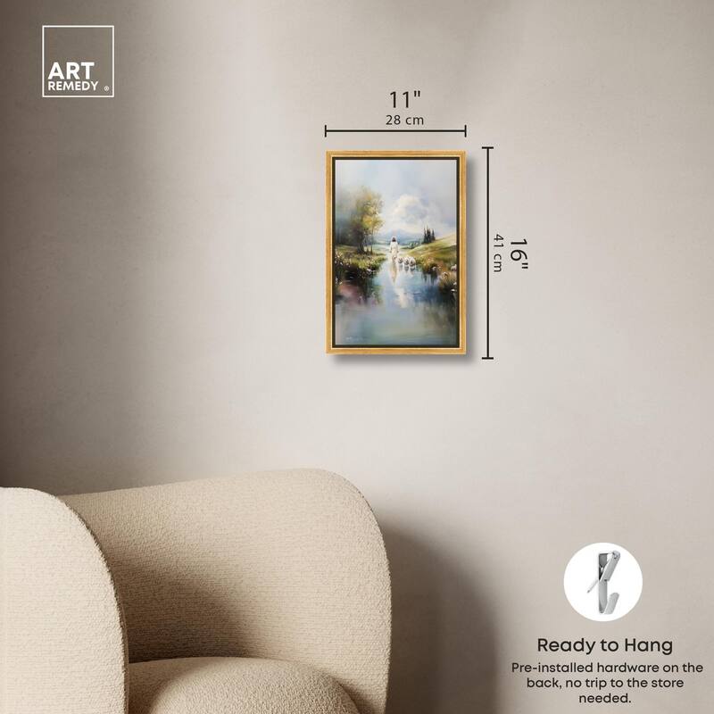 Caretaker's Calm Crossing II Canvas by Art Remedy