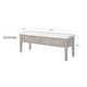 preview thumbnail 13 of 11, Lifestorey Palmer Solid Wood Bench with Storage