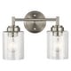 preview thumbnail 2 of 2, Kichler Lighting Winslow 2-light Brushed Nickel Bath Vanity Light