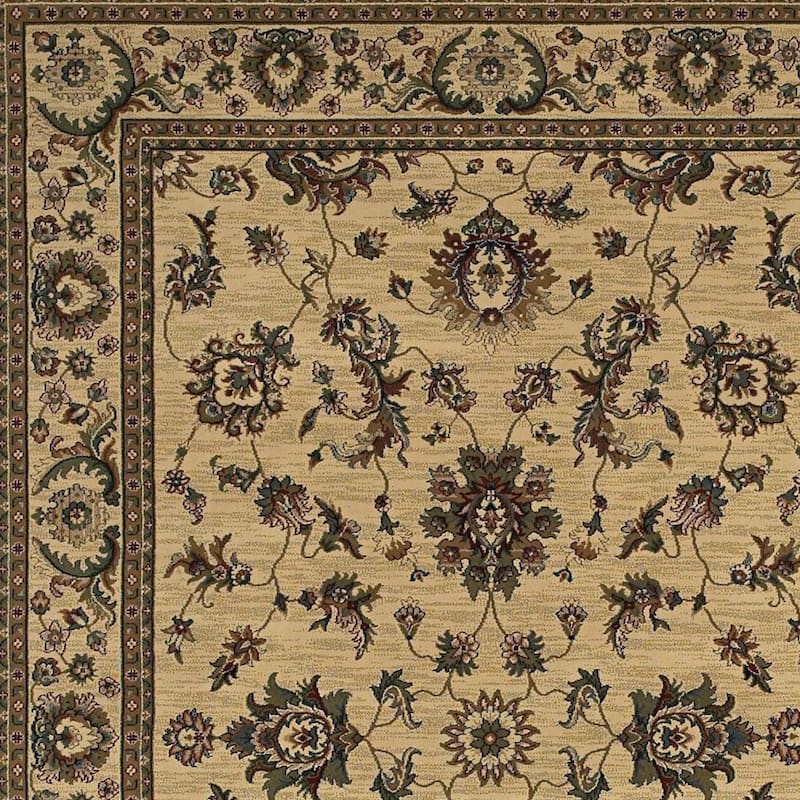 HomeRoots Oriental Traditional Square Area Rug
