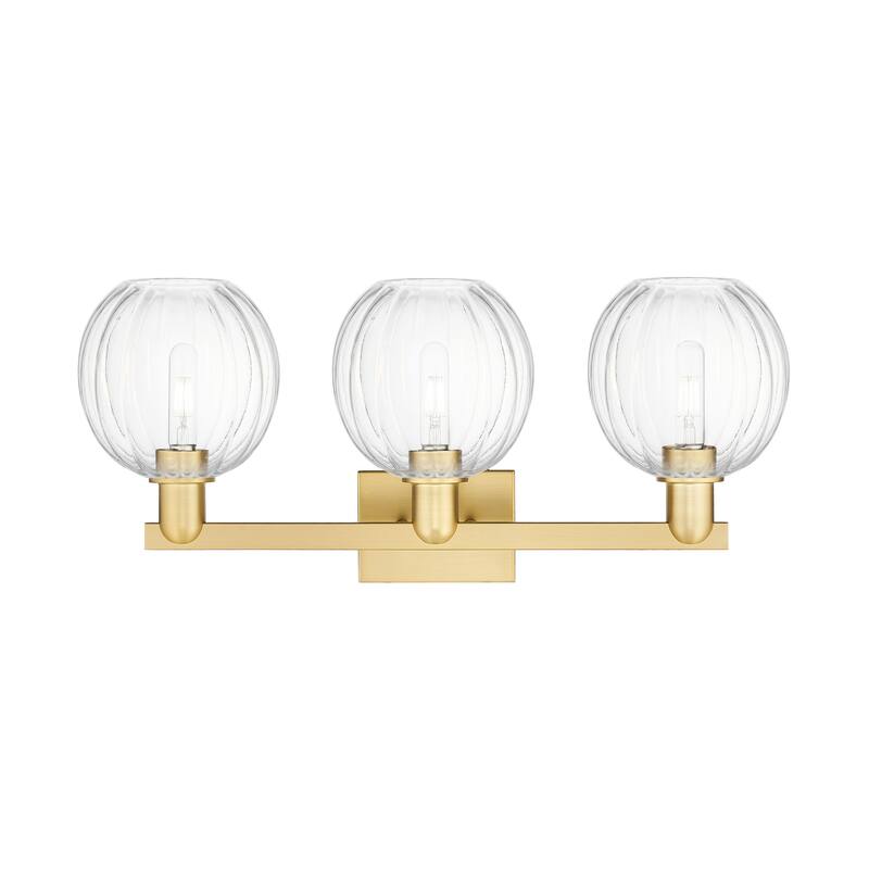 Innovations Lighting Downtown Urban - Preston - 3 Light 26" Globe Shade Bath Vanity Light