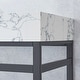 preview thumbnail 52 of 150, Ecija Bath Vanity, Metal Support with Composite Stone Top, no Mirror