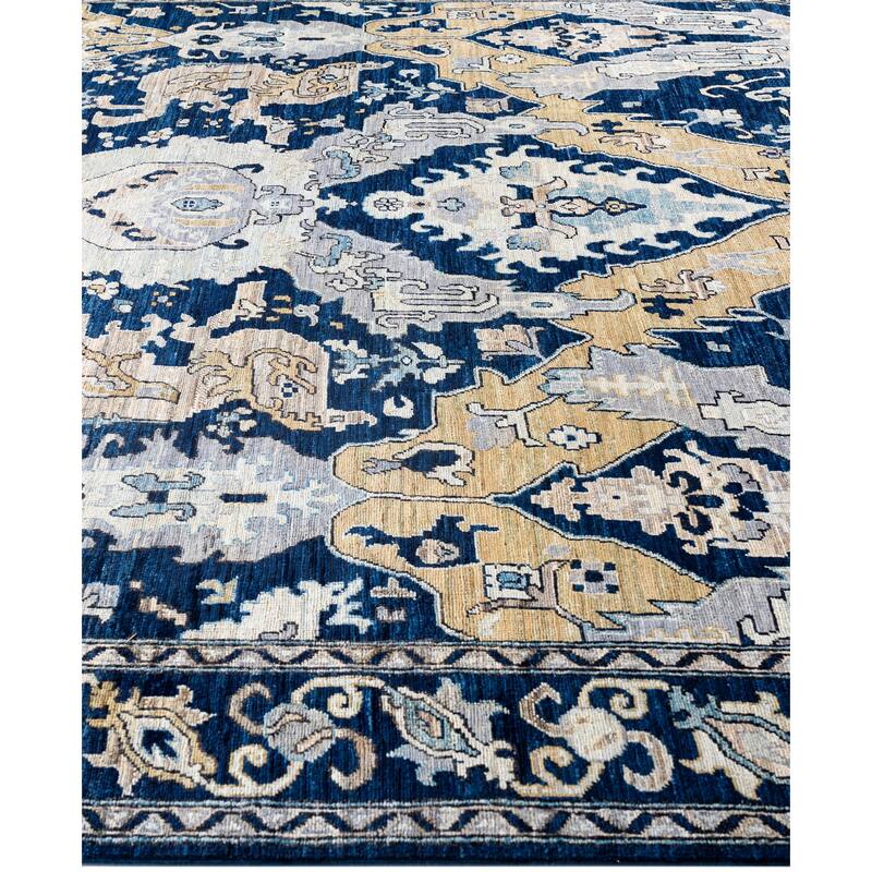 Serapi One-of-a-Kind Hand-Knotted Area Rug - Blue - 8' 0" x 9' 9"