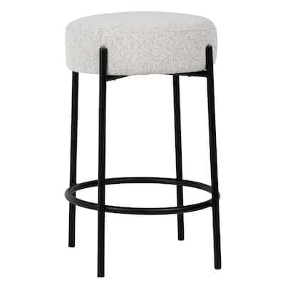 Balmoral 25" Tall Counter Stool, Light Gray