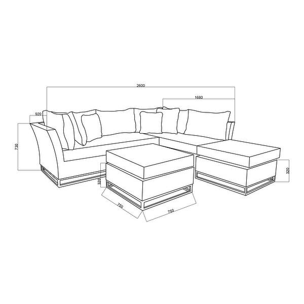 Shop Martha Stewart Clarence 4pc Aluminum Frame Patio Conversation Set Overstock 30972100