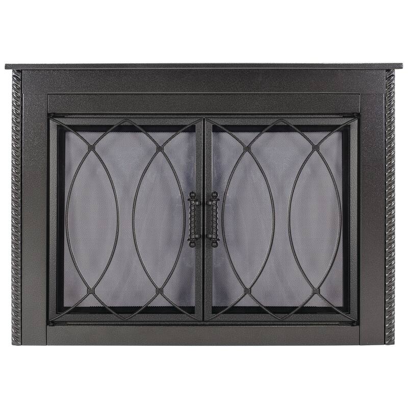 Pleasant Hearth Amhearst Fireplace Glass Door - Small