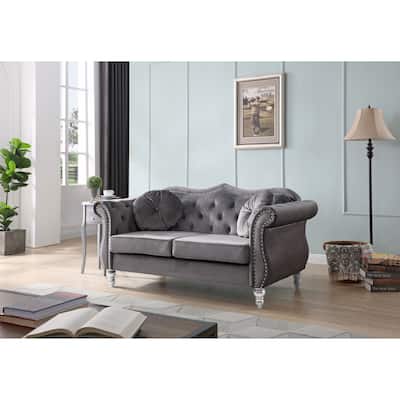 Hollywood Velvet Loveseat