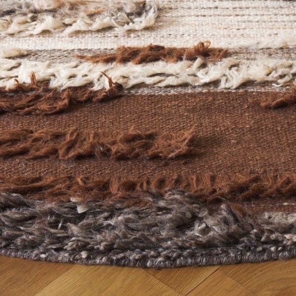 SAFAVIEH Hand-knotted Kenya Jaylah Southwestern Tribal Wool Rug