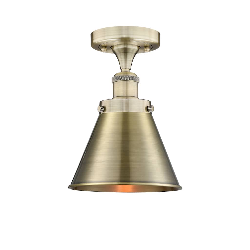 Innovations Lighting Appalachian - 1 Light 8" Semi-Flush Mount