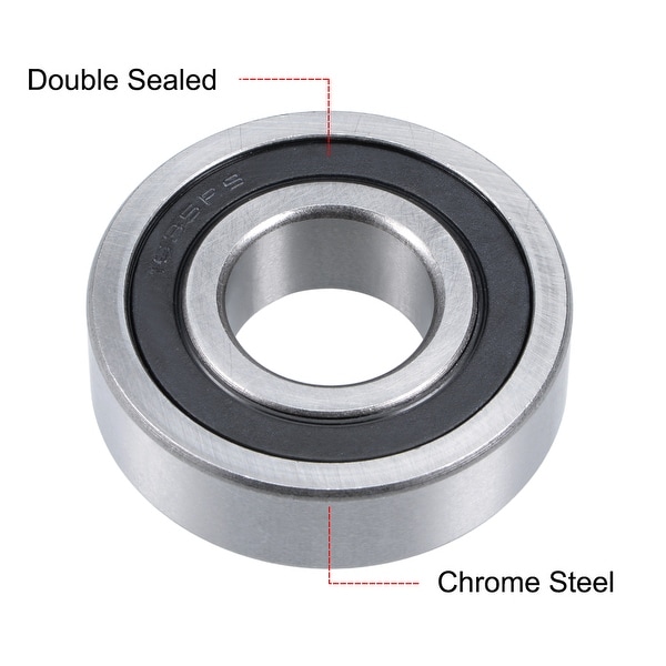 1628-2RS Deep Groove Ball Bearings Z2 5//8 x 1-5//8 x 1//2inch Double Sealed 2 Pcs