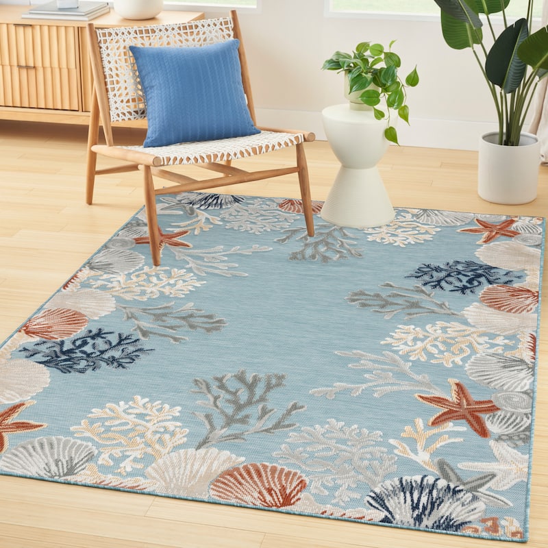 Nourison Suncoast Indoor/Outdoor Nature Area Rug